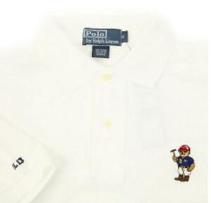 新品 ポロ ラルフ アウトレット S 半袖 シャツ 白 ベアー 5907 polo ralph lauren