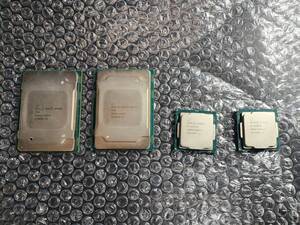 CPU4個　intel Xeon SILVER 4110×1　BRONZE3140×1 E3-1220V6×2