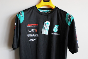 【新品】MotoGP PETRONAS YAMAHA 冷感ドライ オールオーバープリントTシャツ 海外Lサイズ 正規オフィシャル品 | ペトロナスヤマハSRT