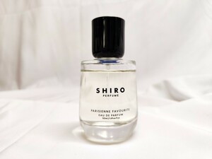 【ほぼ未使用】【送料無料】SHIRO PERFUME シロ パフューム パリジェンヌ フェイバリット オードパルファム オードパルファン 50ml