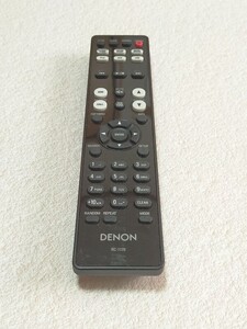 集15　DENON★デノン★純正★ネットワークレシーバー★DRA-N5用リモコン★RC-1175　赤外線発光確認済