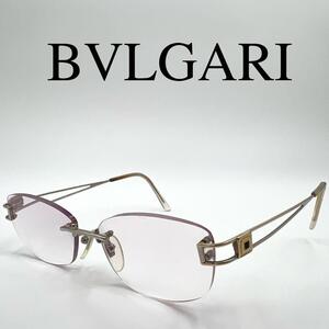 BVLGARI ブルガリ メガネ 眼鏡 度入り 2431A サイドロゴ リムレス