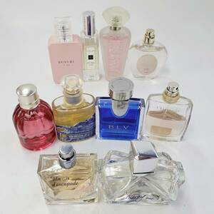 x/x/M094-592/1600 香水 10点まとめ 約1.6㎏ GIVENCHY/BRING ME.PINK/Jo MALONE EARL GREY & CUCUMBER COLOGNE/CHERICHE Le jour/他