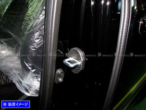 パジェロイオ H71W H72W カーボン調 ドア ストライカー カバー 4PC ドアゲート プレート パネル ガーニッシュ STRIKER－007－4PC