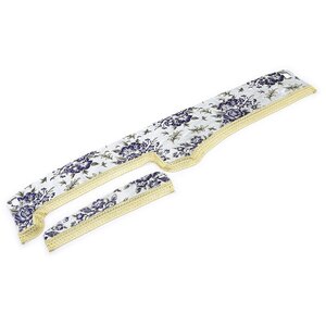 トラック用品 金華山 マドンナ ダッシュマット ホワイト ダイハツ ハイジェットジャンボ/トラック (小物入有)(91)【送料800円】