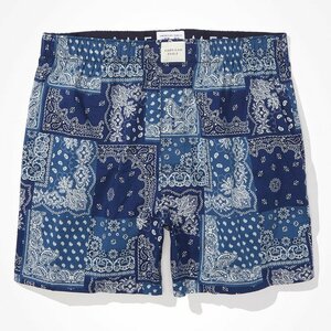 * アメリカンイーグル トランクス ボクサーブリーフ AEO Bandana Stretch Lounge Boxer Short M / Classic Blue *