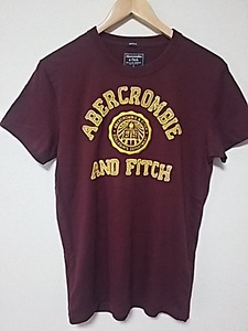 美品 Abercrombie&Fitch アバクロンビー&フィッチ 半袖 Tシャツ S