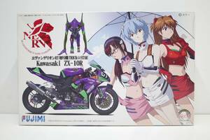 Pk08B◆現状品 フジミ 1/12 Bike-7/14336 カワサキ ZX-10R エヴァンゲリヲン RT 初号機 TRICK☆STAR 2010 トリックスター 鈴鹿8耐 未組立