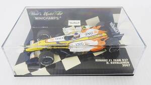 ミニチャンプス ルノー F1 チーム R27 H.コバライネン 2007 Minichamps 1/43 RENAULT TEAM H.KOVALAINEN