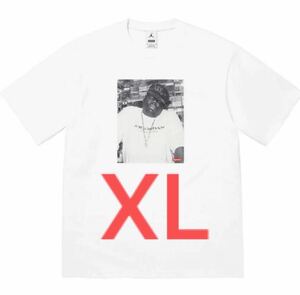 XL Supreme Jordan Biggie S/S Top White シュプリーム ジョーダン ビギー ホワイト Tシャツ 白