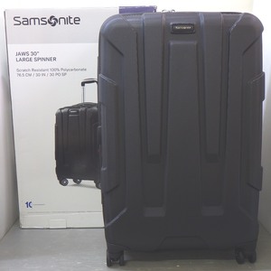 展示美品 サムソナイト ポリカーボネート スーツケース ジョーズ ブラック TSAロック付 4輪 Samsonite Jaws