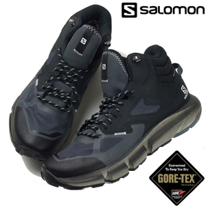 【未使用】サロモン SALOMON《防水 GORE-TEX ゴアテックス》PREDICT HIKE MID GTX アウトドア スニーカー トレッキング ブーツ 26.5cm