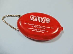 FELIX クイックコインケース RED コインを世界で一番早く取り出せる！ Made in U.S.A のQuick Coin Case フィリックス ネコ