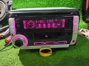 ☆〇KENWOOD ケンウッド DPX-40 ラジオ CD カセットテープ AUX