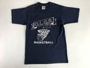 FRUIT OF THE LOOM ナンバリングバスケットボールTシャツ S ネイビー 紺 25 BASKETBALL O.L.O.R フルーツオブザルーム