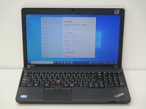 △Lenovo ThinkPad E530c 33666MJ Core i5 3230M 2.6Ghz 4GB 500GB(HDD) DVDマルチ 15.6インチ HD 1366×768 Windows 10 Pro