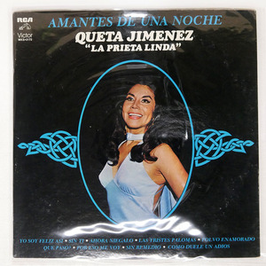 メキシコ盤 QUETA JIMENEZ "LA PRIETA LINDA"/AMANTES DE UNA NOCHE/RCA VICTOR MKS-2172 LP