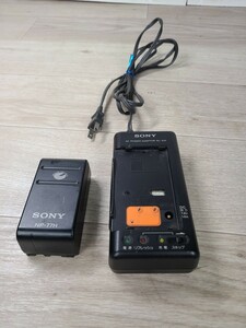 SONY ソニー ビデオカメラ バッテリー NP-77H　充電器 AC-S10　ジャンク