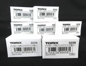 送料185円■cd281■▼TOMYTEC TOMIX Nゲージ 0258 PT4811N形パンタグラフ(2個入) 7点【シンオク】【クリックポスト発送】