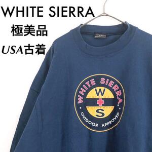 【極美品】WHITE SIERRA ホワイトシエラ　Tシャツ　USA古着　ロゴ