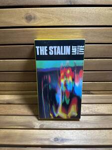 33 ビデオ ザ・スターリン ライヴ THE STALIN LAST LIVE 石井聰亙 監督作品 バンド ビデオテープ VHS 邦楽 音楽