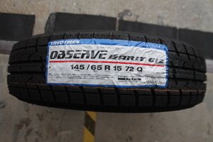 新品 トーヨー オブザーブ ガリットギズ 145/65R15 72Q 4本 2022年製 ミツビシ アイ アイミーブ