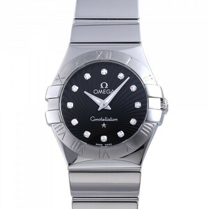 オメガ OMEGA コンステレーション クォーツ 27MM 123.10.27.60.51.002 ブラック文字盤 新品 腕時計 レディース