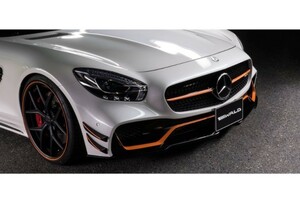 【WALD BlackBison Edtion】 Mercedes-Benz AMG GT 15y~ FRP製 フロントバンパースポイラー エアロ ブラックバイソン バルド ベンツ C190