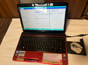 B3 1000円スタート TOSHIBA dynabook T451/57DR ノートパソコン