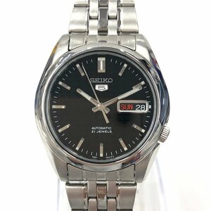 SEIKO 5 セイコー 腕時計 自動巻き 21石 7S26-01V0 稼働品【CKAX4029】