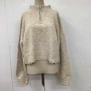 INGNI M イング ニット、セーター 長袖 長袖ニットカットソー ニット セーター ジップアップネックニット Knit Sweater 10123703