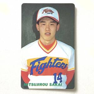 FP【当時もの】カルビー 野球　カード　1991年　No.16 酒井光次郎　日本ハムファイターズ プロ野球チップス