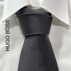 HUGO BOSS ヒューゴボス ストライプ シルク ネクタイ イタリア製