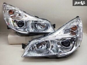 点灯OK！！スバル純正 BR9 BM9 レガシィ 後期 HID キセノン ヘッドランプ ヘッドライト インナーメッキ 左右 KOITO 100-20061 棚O6