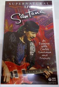 0/国内版中古VHS☆ サンタナ(SANTANA)☆「スーパー・ナチュラル・ライブ」　即決