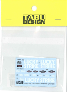 【TABU DESIGN】1/12 YZR500 OWA8 L S 1989 option●再入荷●