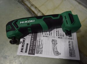 【HIKOKI】ハイコーキ 10.8V 充電式マルチツール スライド式 CV12DA(NN) 10.8V充電式マルチツールスライド式(OIS) CV12DA /本体のみ/中古