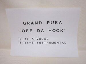 WHITE ONLY/正規リリース無し/GRAND PUBA - OFF DA HOOK