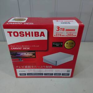 未開封 3TB 外付けハードディスク TOSHIBA