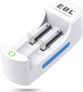 EBL 18650 電池充電器 リチウムイオン電池 充電器 3.7V バッテリー充電18650 16340 14500 10440