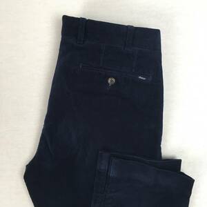 Polo Ralph Lauren ラルフローレン SLIM FIT コーデュロイ パンツ W28 L32 ネイビー ジップフライ