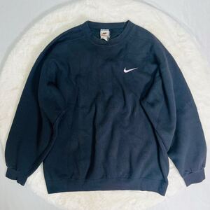 NIKE ナイキ プルオーバー スウェット 銀タグ USA 古着 ヴィンテージ 90’s Lサイズ ロゴ刺繍