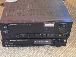 Θ希少品【KENWOOD ケンウッド STEREO INTEGRATED AMPLIFIER KA-929 AM-FM STEREO TUNER KT-747 ヴィンテージ まとめセット】HM1598