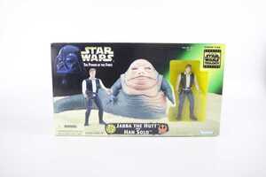 廃版 Kenner ケナー STARWARS スターウォーズ / ジャバ WITH ハン・ソロ JABBA THE HUTT AND HAN SOLO フィギュア 未開封保管品 32 HASBRO