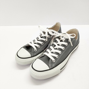 CONVERSE 未使用品 オールスター 24.5cm 1C989 ローカット スニーカー グレー コンバース 4-1216G 252293