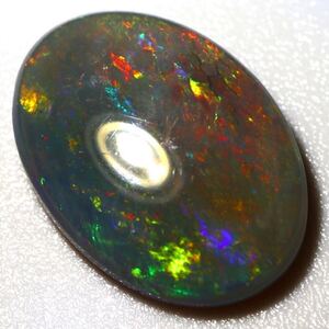 ソ付き!!1円〜!!遊色効果!!◆天然ブラックオパール 2.328ct◆d 約12.8×9.1mm ルース 裸石 宝石 jewerly opal DA0/DE0テEA5w4え15