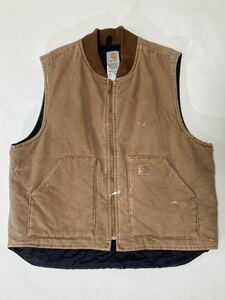 Carhartt カーハート ダックベスト V02 XLサイズ メキシコ産BROWN 90