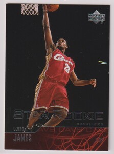 NBA LEBRON JAMES 2003-04 UPPER DECK No. 301 ROOKIE CARD BASKETBALL CAVALIERS レブロン ジェームス ルーキーカード LAKERS レイカーズ