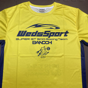 WEDS SPORT BANDOH Tシャツ　Mサイズ　TEDMAN　カミナリモータース　エフ商会　スーパーGT　GT500　爆走坂東組　　＃19　