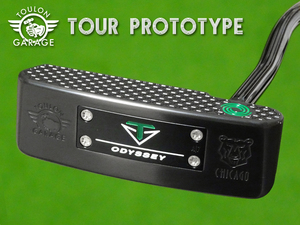 【新品※】PGAツアー支給品 ODYSSEY TOULON GARAGE CHICAGO パター 34.5インチ ツアーIDバンド 黒シャフト 未市販 プロトタイプ 本物保証